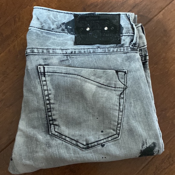 Express Paint Splattered Zeldra Ultra Skinny Jeans - Picture 12 of 13